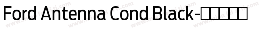 Ford Antenna Cond Black字体转换